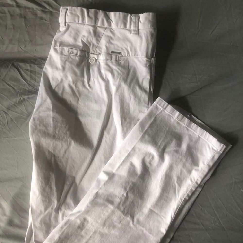 vintage white calvin klein chino 038f